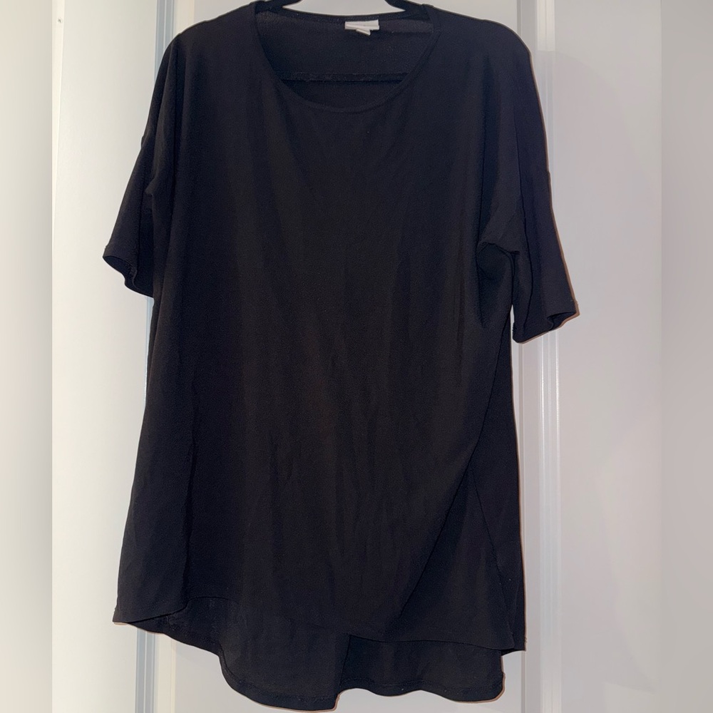 “LuLaRoe Irma” Small Women's Top Black Tunic